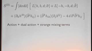 Chris Hull  Double Field Theory and Duality [upl. by Agathy483]