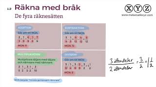 Z 12 Räkna med bråk [upl. by Leo935]