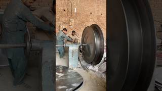 Satellite signal dish antenna body making process shorts amazing handmade [upl. by Heddie]