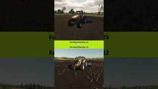 FS25 vs FS22 FS25 FS22 ls22 ls25 farmer gameplay fyp shorts joc симулятор [upl. by Deny]