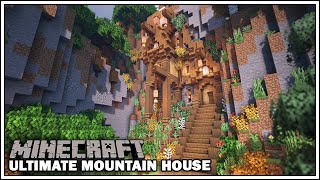 Minecraft Timelapse  The Ultimate Mountain House Base [upl. by Behm]