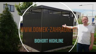 Zahradní domek plechový Biohort Highline 2021 [upl. by Leira]