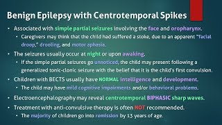 Benign Epilepsy with Centrotemporal Spikes BECTS [upl. by Aihsekin]