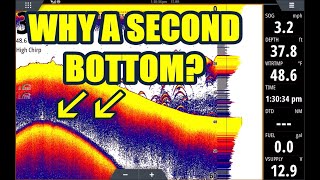 Do you know what a SECOND BOTTOM on your fish finder means 1 MINUTE Excerpt Sonar for dummies [upl. by Legge]