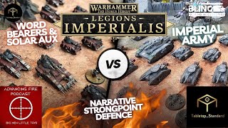 Legions Imperialis Narrative Battle Report  Strongpoint Defence [upl. by Jerome]