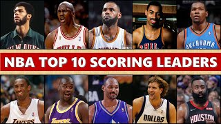 Top 10 NBA Scoring Leaders Every Year 1960  2021 [upl. by Luckin732]