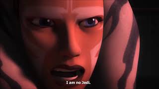 Star Wars Rebels  Ahsoka VS Darth Vader Final Scene Japanese [upl. by Yendahc]