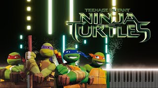 Teenage Mutant Ninja Turtle Theme Song Played on Piano [upl. by Enylodnewg]