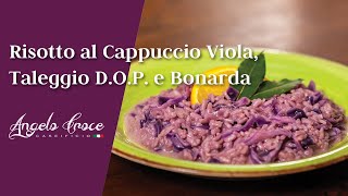 Risotto al Cappuccio Viola Taleggio DOP e Bonarda  Ricetta [upl. by Puto]