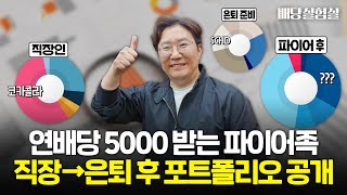 연 배당금 세후 5000만원 받는 파이어족이 최근 포트폴리오 바꾼 이유 배당실험실 [upl. by Attikin]