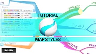 Tutorial Map Styles  iMindMap 10 [upl. by Yerffe101]