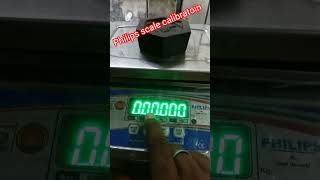 Philips weighing scale calibratoin calibration digitalweighingscale rbweighingsolution [upl. by Nattie]