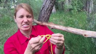 How to tie Square Lashing survival knot [upl. by Epifano]