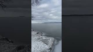 NOT SAFEJanuary 15 2024 Cooks Bay Ice Report Lake Simcoe [upl. by Benoit]