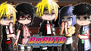 Past Boruto React To Borutos Future  Boruto Two Blue Vortex React [upl. by Grimaldi842]