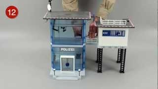 Playmobil® Polizei Kommandostation 5176  Zusammenbau AufBauAnleitung  Assembling Instruction [upl. by Yelnahs]