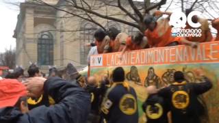 CARNEVALE IVREA  LA BATTAGLIA DELLE ARANCE [upl. by Bornstein]