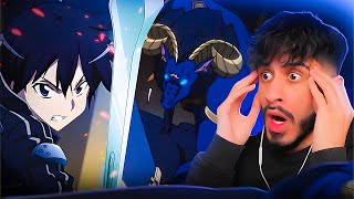 KIRITO VS THE GLEAM EYES  Sword Art Online Episode 9 REACTION [upl. by Tabitha655]