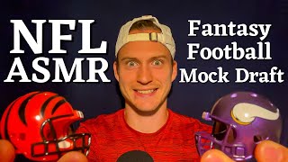 NFL ASMR  Fantasy Football Mock Draft [upl. by Warfield]