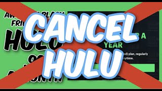 Cancel Hulu [upl. by Allisurd]