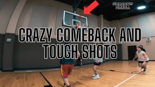 CRAZY COMEBACK AND TOUGH SHOTS  Hoop Vlog 7 [upl. by Nevyar]