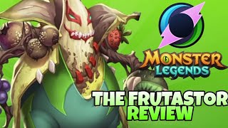 THE FRUTASTOR LV 100 REVIEW 🤩 NUEVO SUPORT DE NATURA 💯🔥  Monster Legends [upl. by Cordie]