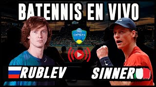 Andrey Rublev vs Jannik Sinner  Masters 1000 de Cincinnati  Reaccion en vivo BATennis [upl. by Akirej]