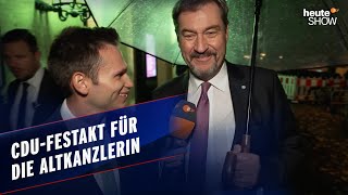 Merkel feiert ihren 70ten – und Fabian Köster muss draußen bleiben  heuteshow vom 27092024 [upl. by Julita]