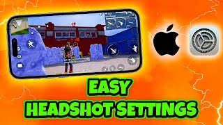 Free Fire iPhone Settings sensitivity 2023  iPhone 14 pro Gameplay 🔥 [upl. by Tips]