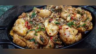 Butter Garlic Mushroom ll Chilli Garlic Mushroom ll Starter Recipe ll Tasty Easy Mushroom Recipe [upl. by Cerelia]