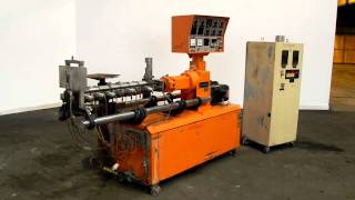 Used Leistritz 34mm CoRotating Twin Screw Extruder Model LSM3034 GL  Stock 43148001 [upl. by Enyt]