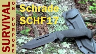 Schrade SCHF17 Survival Knife Review  Survival Knives [upl. by Harp]