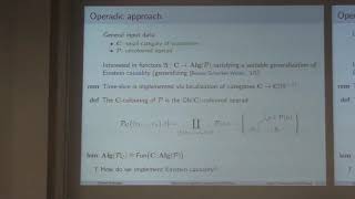 Simen Bruinsma  Using operads to formalise Einstein causality in AQFT [upl. by Proudman78]