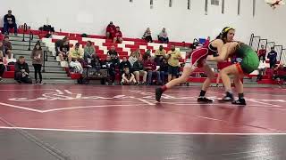 Sigrun Metzger Wrestling Districts 2022 Match 1 [upl. by Ninnahc443]