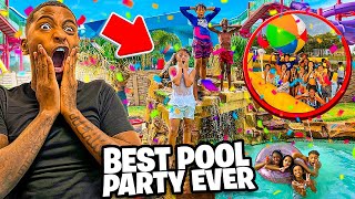 WE THREW THE BEST SUMMER POOL PARTY EVER😱🥳 [upl. by Murial491]