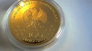 Deutsche Goldeuros 100 Euro Gold 12 oz Deutschland [upl. by Mcnutt]