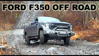 Ford F350 4x4 Pickup Truck Off Road Mud Rock Hill Climb Challenge [upl. by Turpin]