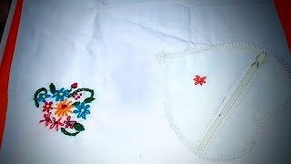 Hanky with embroidery designs and Pocket [upl. by Cynthla737]