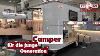 Ab 16160 € Caravan mal etwas anders Hobby Beachy 450 Der Kult Wohnwagen für die junge Generation [upl. by Ydisac]