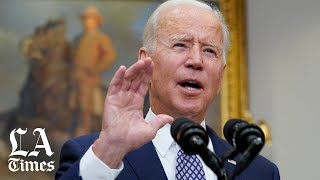 Biden plans to keep Afghanistan withdrawal deadline but makes contingency plans [upl. by Aleedis384]