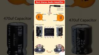 TDA2822 Best Stereo Amplifier Circuit 2Piece Computer Speaker  Low voltage Dual channel amplifier✅ [upl. by Nahtanod884]