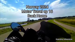 Motorreis Noorwegen ep 16 Up to the North and Back 2024 [upl. by Barde367]