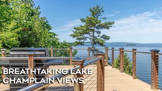 Stunning Lakefront Home for Sale in Burlington Vermont [upl. by Nahtad]