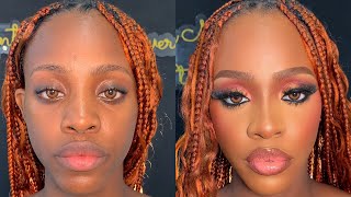 STEP BY STEP BROWN SKIN MAKEUP TUTORIAL [upl. by Alial]