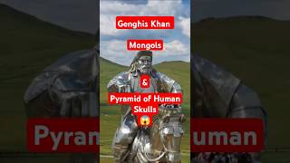 Mongols Built Pyramid Of Human Skulls mongols mongolempire genghiskhan mongolhistory genghis [upl. by Ahsitruc]