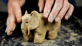 ASMR Clay molding and sculpting [upl. by Josefa]