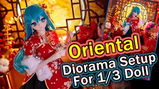 Oriental Theme Diorama Setup for 13 size Dollfie Dream [upl. by Chirlin]