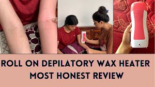 Roll on wax honest review with application  Yashi Tank Suyash Fashion [upl. by Eceer984]