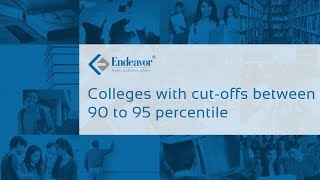 Colleges with cutoffs between 9095 percentile  CAT [upl. by Eenal]