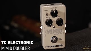 TC Electronic Mimiq Doubler Guitar Effects Pedal [upl. by Krysta]